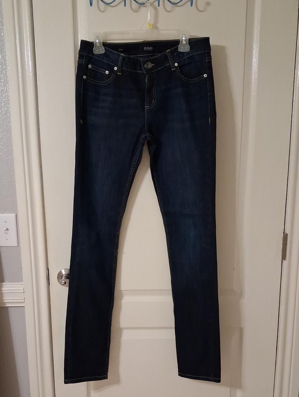 a.n.a Dark Blue Skinny Jeans